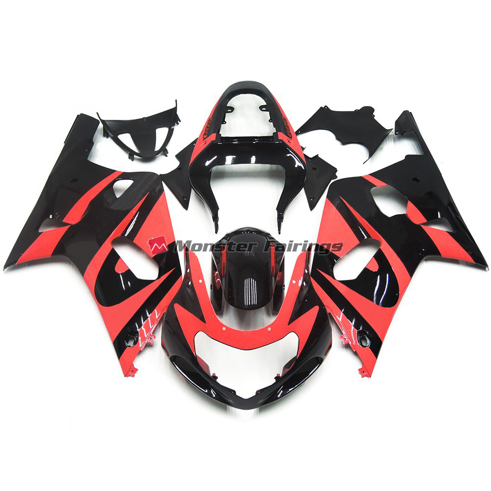 Suzuki GSXR 600 - 750 2001 - 2003 Light Red Custom OEM Style ABS fairings - custom motorcycle bodywork kit by Monster Fairings