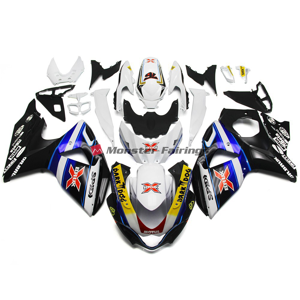 Suzuki GSXR 1000 2009 - 2016 Custom SPIDI ABS fairings - custom motorcycle bodywork kit by Monster Fairings