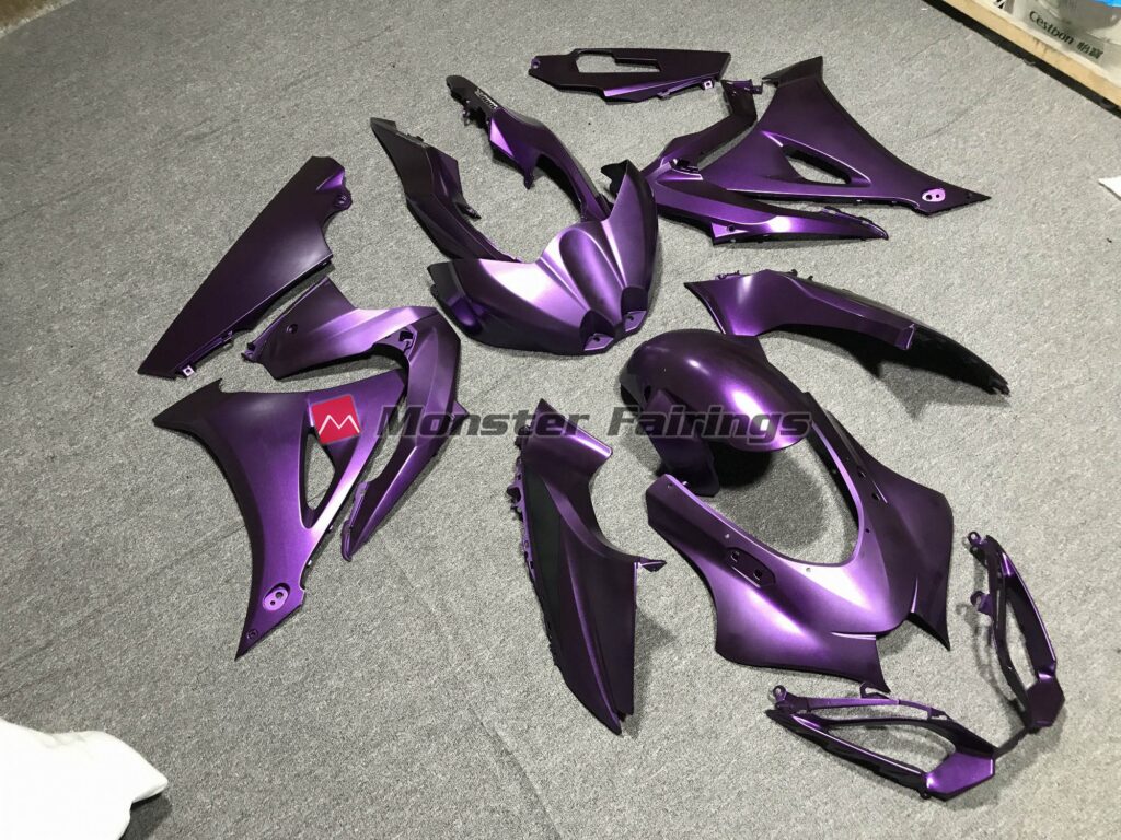 Matte Purple ABS fairings for Suzuki GSXR 1000 2017 - 2025 - premium OEM fit kit by Monster Fairings