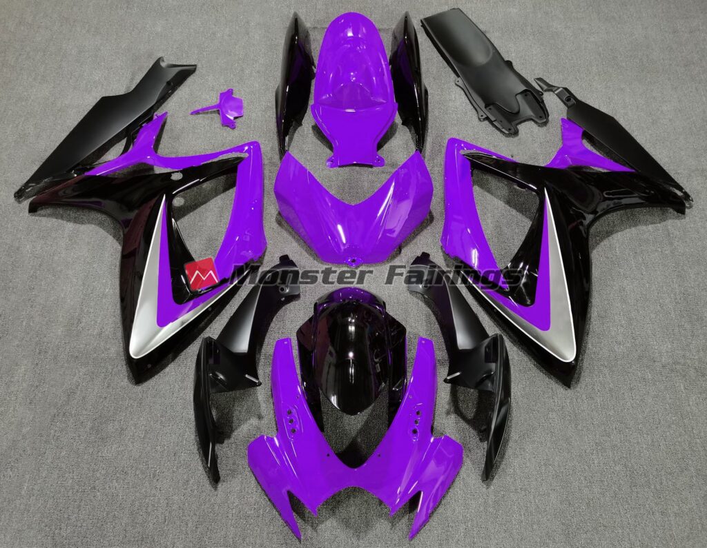Suzuki GSXR 600 - 750 2006 - 2007 Purple OEM Style ABS fairings - custom motorcycle bodywork kit by Monster Fairings