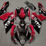 Suzuki GSXR 1000 2005 - 2006 Gloss Red & Black ABS fairings - custom motorcycle bodywork kit by Monster Fairings