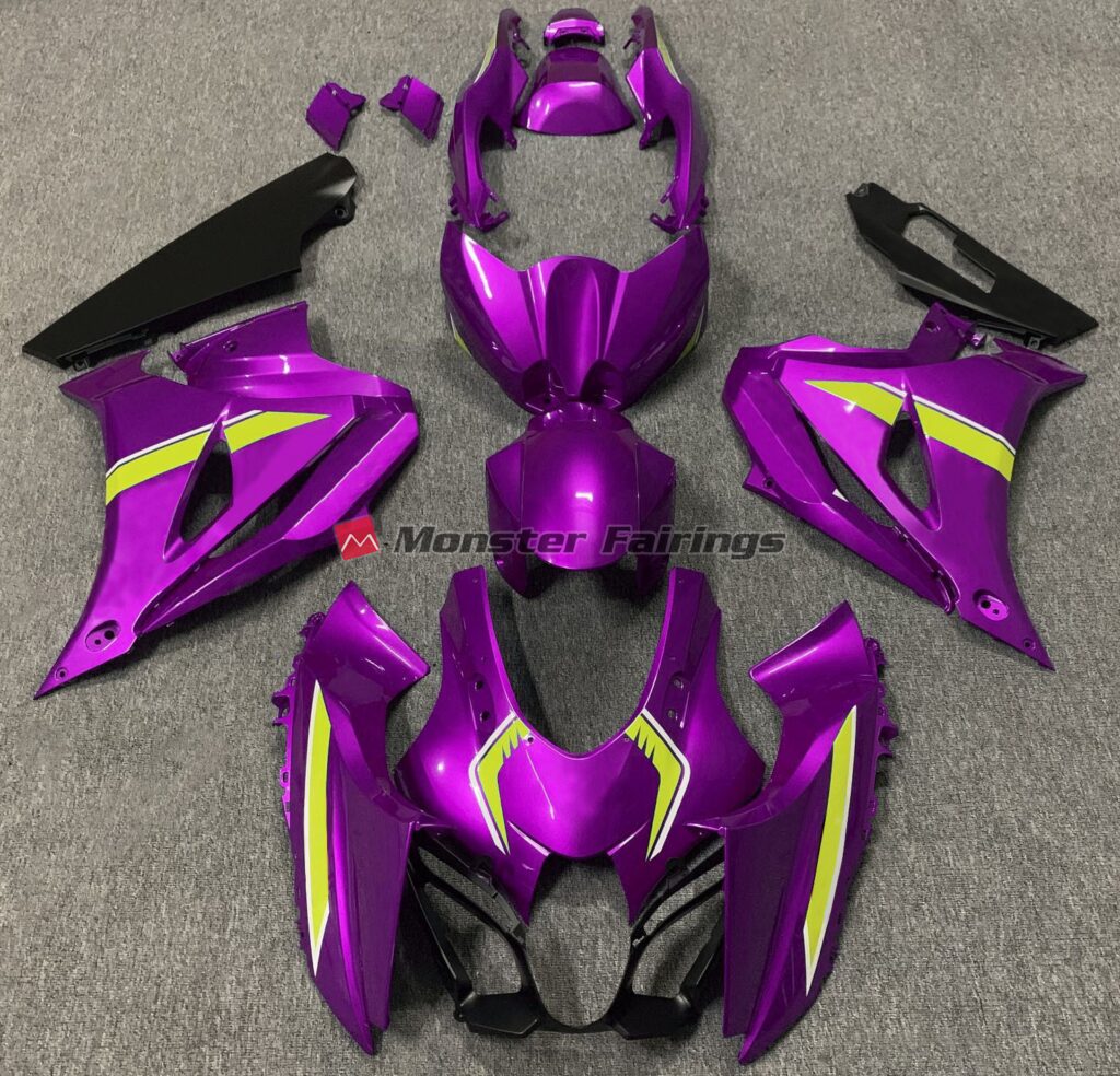 Suzuki GSXR 1000 2017 - 2025 Stock Style Pink ABS fairings - custom motorcycle bodywork kit by Monster Fairings