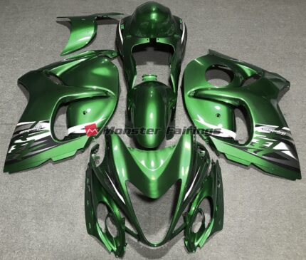 Suzuki GSXR 1300 2008 - 2020 Forest Green ABS fairings - custom motorcycle bodywork kit by Monster Fairings