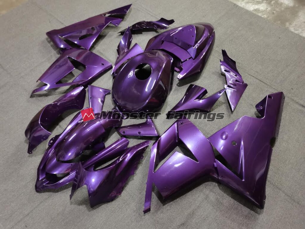Kawasaki ZX10R custom ABS fairings 2004 - 2005 in Gloss Purple - durable replacement kit, Monster Fairings