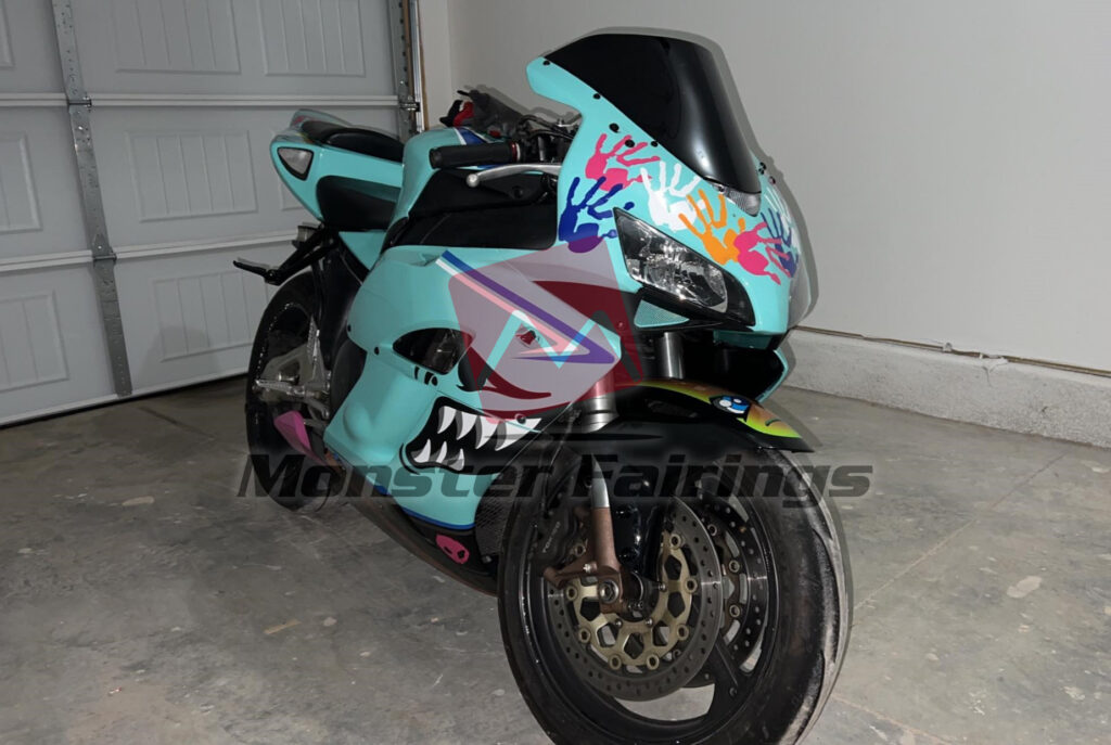 Teal Shark ABS fairings for Honda CBR1000RR 2004 - 2005 - premium OEM fit kit by Monster Fairings