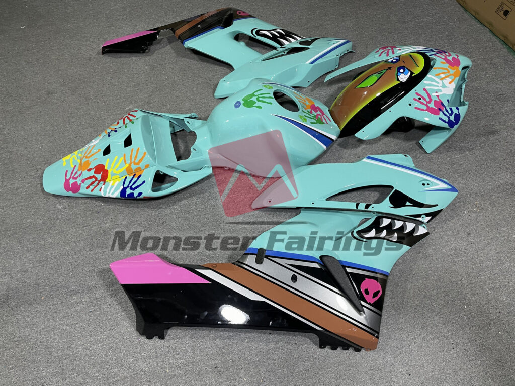 Honda CBR1000RR 2004 - 2005 ABS fairings, Teal Shark - high - quality motorcycle kit by Monster Fairings