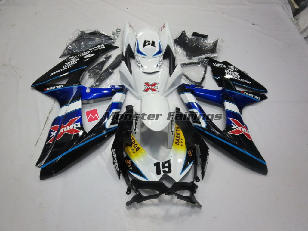 Suzuki GSXR 600 - 750 2008 - 2010 X ABS fairings - custom motorcycle bodywork kit by Monster Fairings