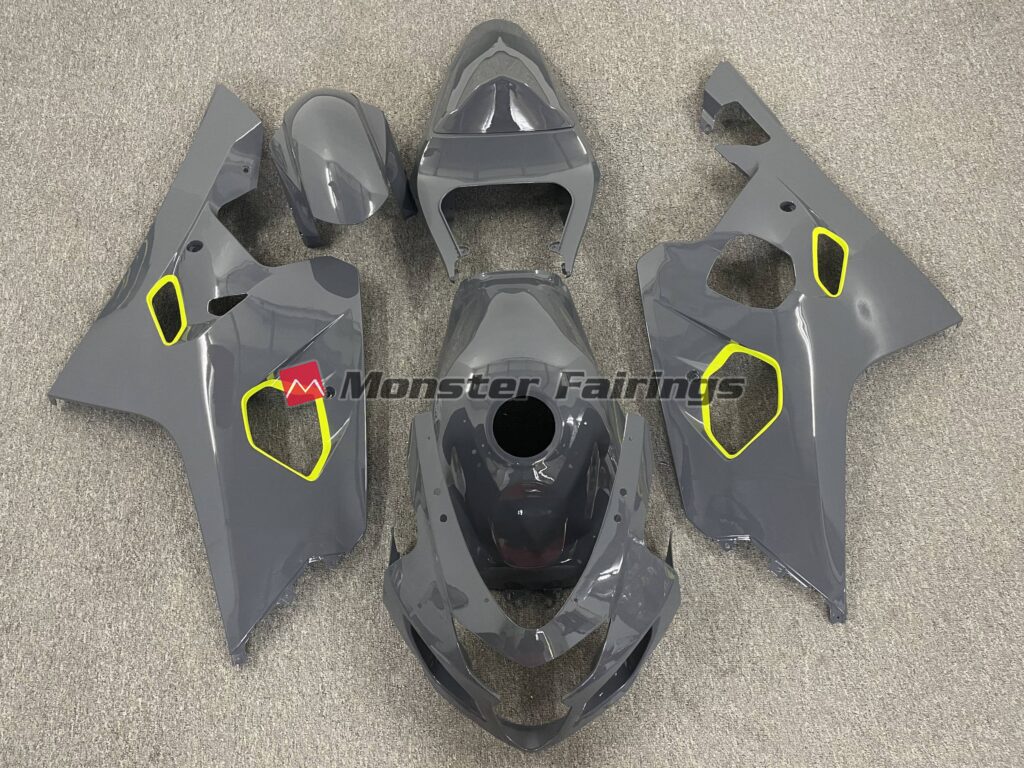 Suzuki GSXR 600 - 750 2004 - 2005 Custom Neon Nardo ABS fairings - custom motorcycle bodywork kit by Monster Fairings