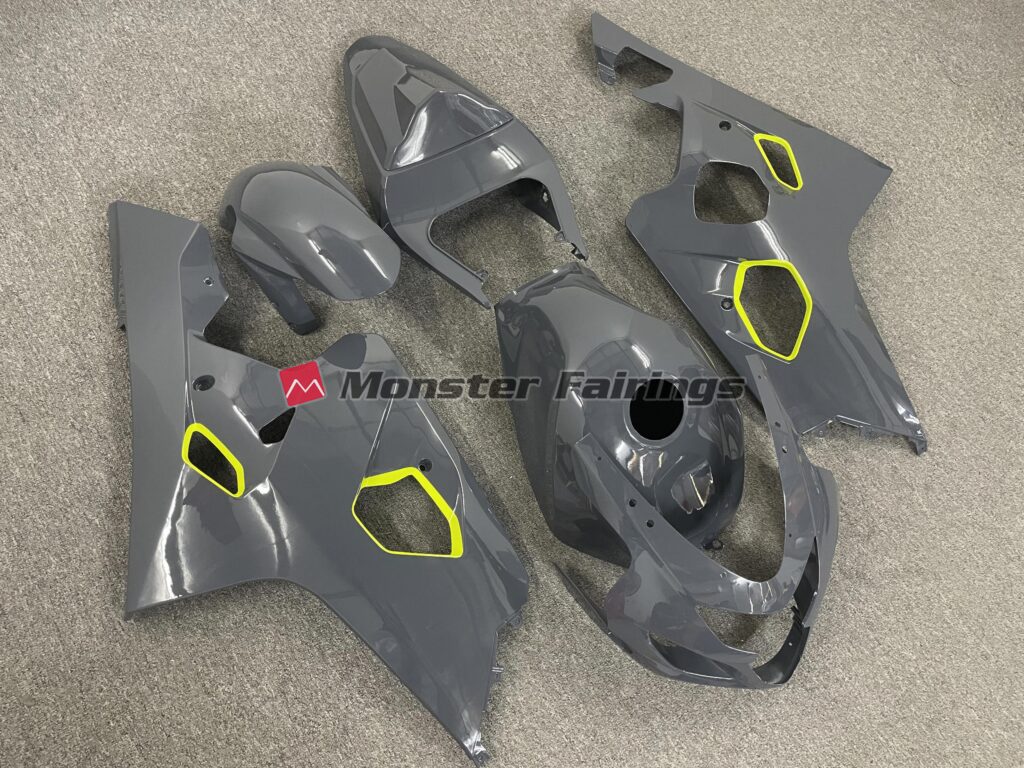 Custom Neon Nardo ABS fairings for Suzuki GSXR 600 - 750 2004 - 2005 - premium OEM fit kit by Monster Fairings