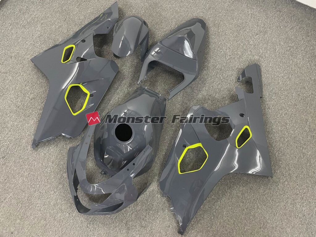 Suzuki GSXR custom ABS fairings 2004 - 2005 in Custom Neon Nardo - durable replacement kit, Monster Fairings
