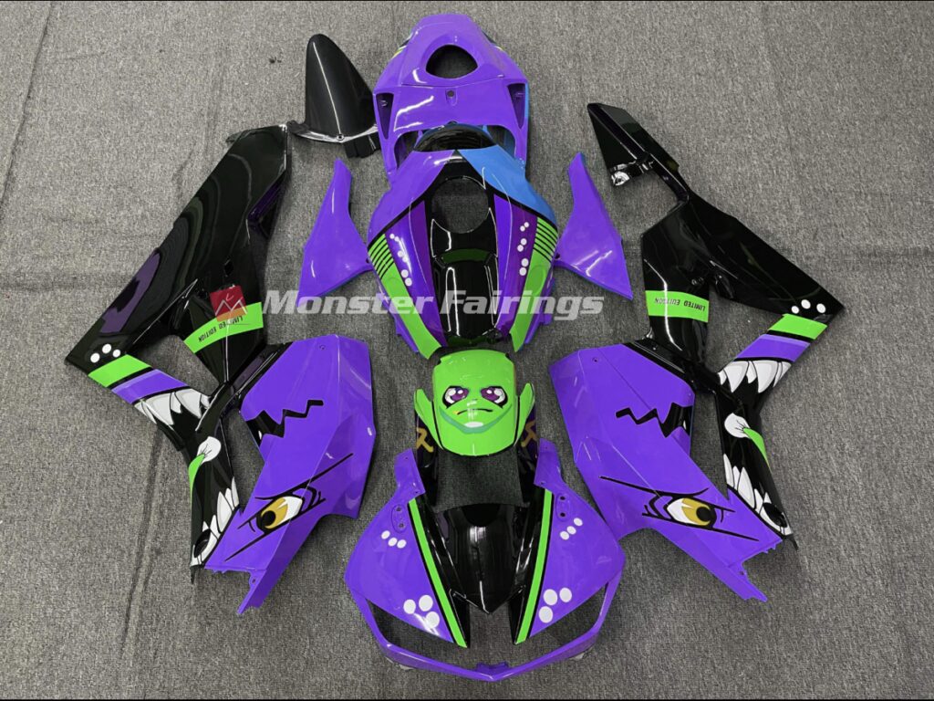 Honda CBR600RR 2013 - 2025 Purple Shark ABS fairings - custom motorcycle bodywork kit by Monster Fairings