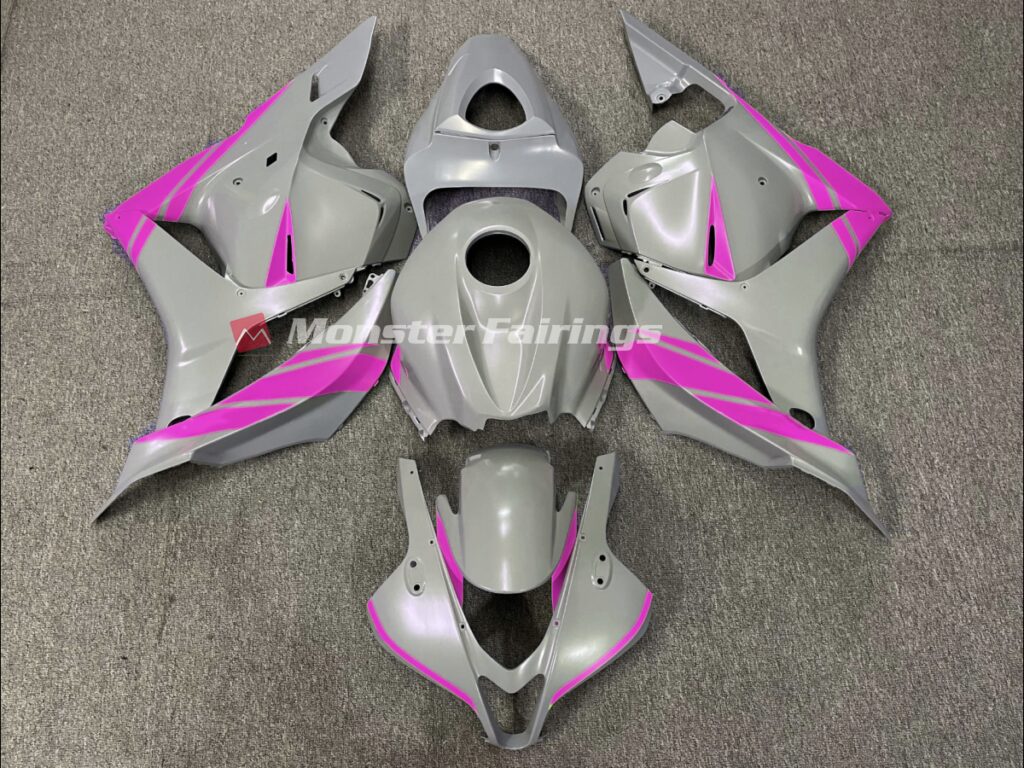Honda CBR600RR 2009 - 2012 Nardo Gray Pink ABS fairings - custom motorcycle bodywork kit by Monster Fairings