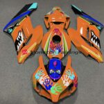 Honda CBR1000RR 2004 - 2005 Orange Shark ABS fairings - custom motorcycle bodywork kit by Monster Fairings