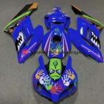 Honda CBR1000RR 2004 - 2005 Dark Blue Shark ABS fairings - custom motorcycle bodywork kit by Monster Fairings
