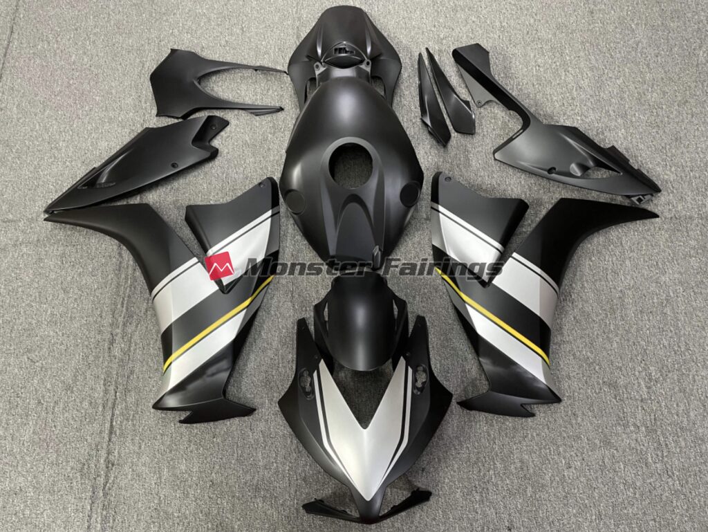 Honda CBR1000RR 2012 - 2016 Matte Yellow Trim ABS fairings - custom motorcycle bodywork kit by Monster Fairings
