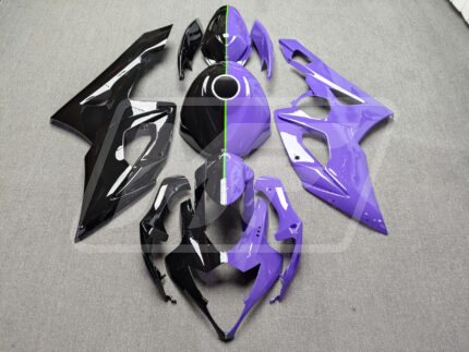 Suzuki GSXR 1000 2005-2006 Gloss Black & Purple ABS Fairings | Monster Fairings