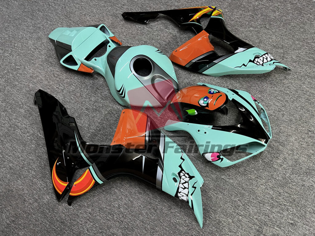 Gloss Cyan Shark ABS fairings for Honda CBR1000RR 2006 - 2007 - premium OEM fit kit by Monster Fairings
