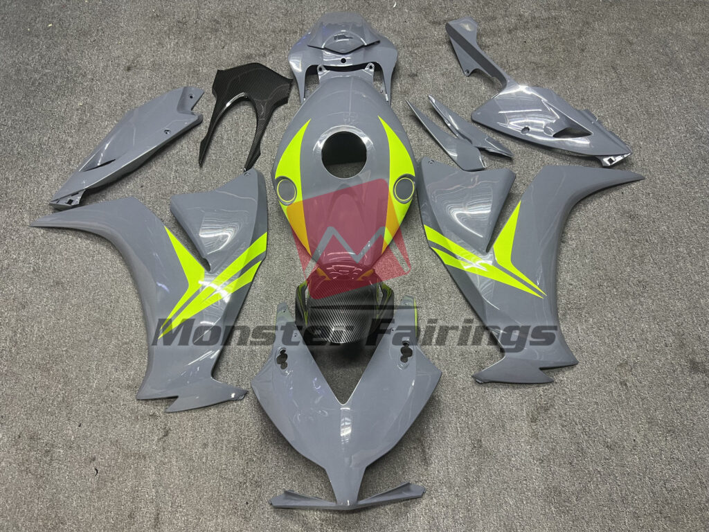 Honda CBR1000RR 2012 - 2016 Nardo Fluo Yellow ABS fairings - custom motorcycle bodywork kit by Monster Fairings