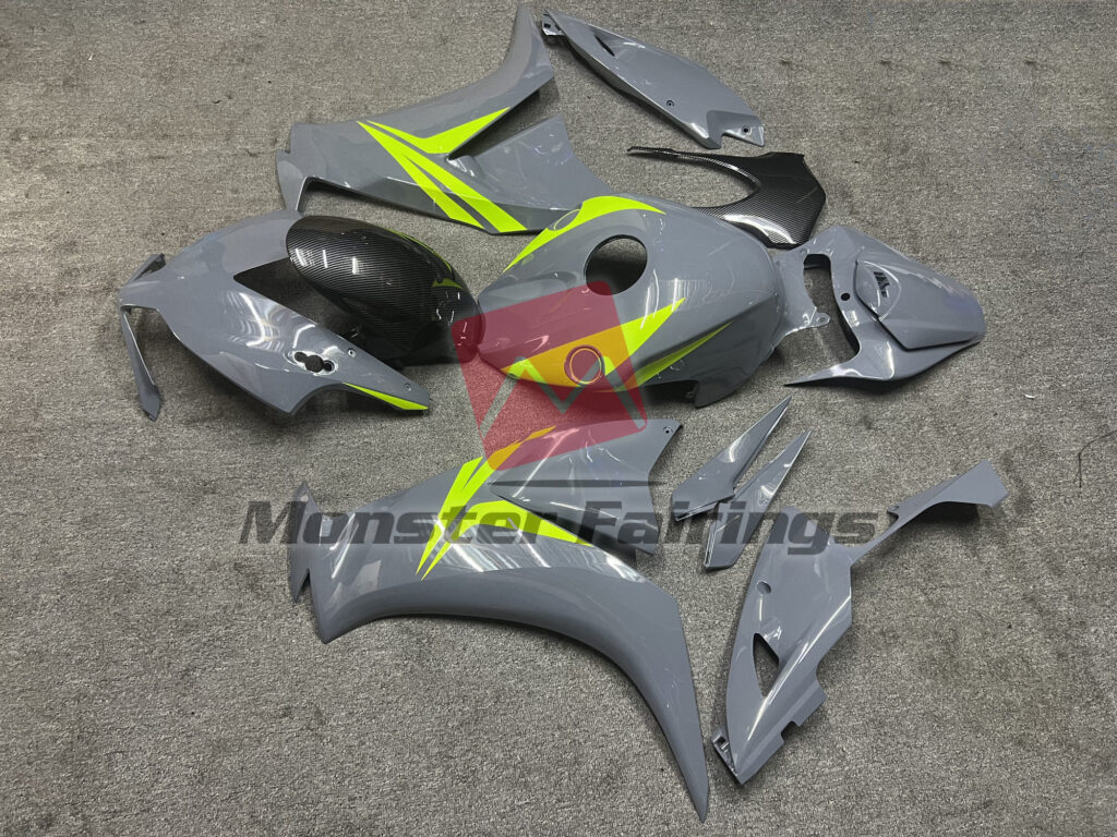 2012 - 2016 Honda CBR1000RR Nardo Fluo Yellow fairing set - ABS injection, custom painted by Monster Fairings