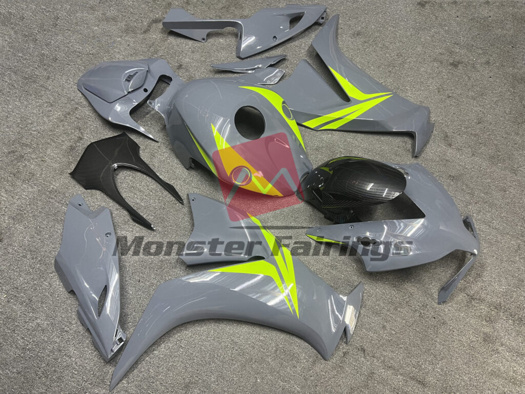Honda CBR1000RR custom ABS fairings 2012 - 2016 in Nardo Fluo Yellow - durable replacement kit, Monster Fairings