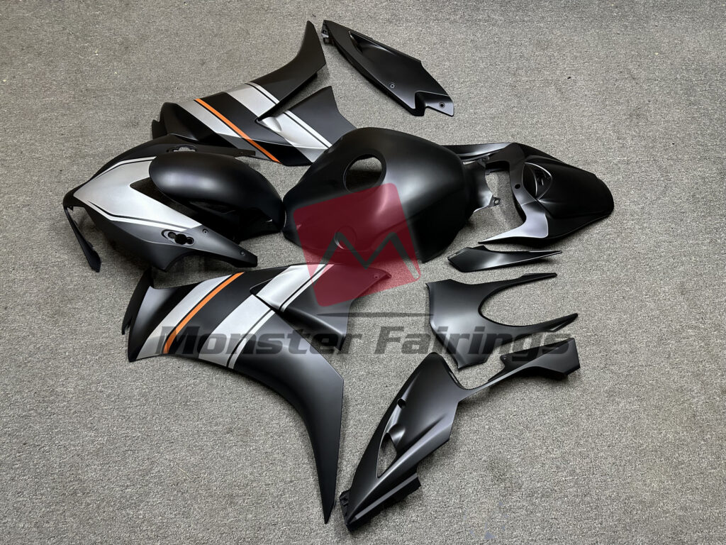 2012 - 2016 Honda CBR1000RR Matte Orange Trim fairing set - ABS injection, custom painted by Monster Fairings