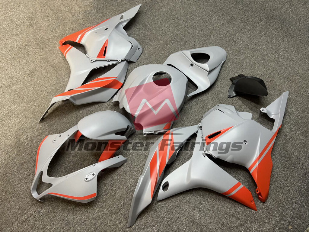 Nardo Gray Orange ABS fairings for Honda CBR600RR 2009 - 2012 - premium OEM fit kit by Monster Fairings