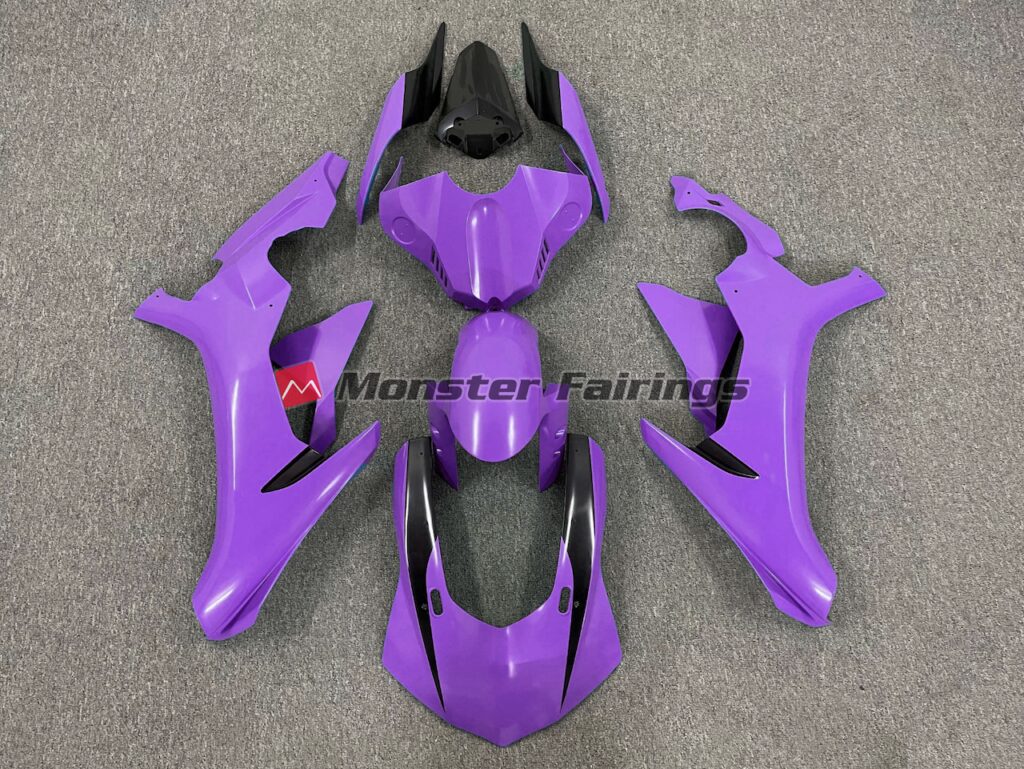 Yamaha R1 2015 - 2019 Gloss Light Purple ABS fairings - custom motorcycle bodywork kit by Monster Fairings