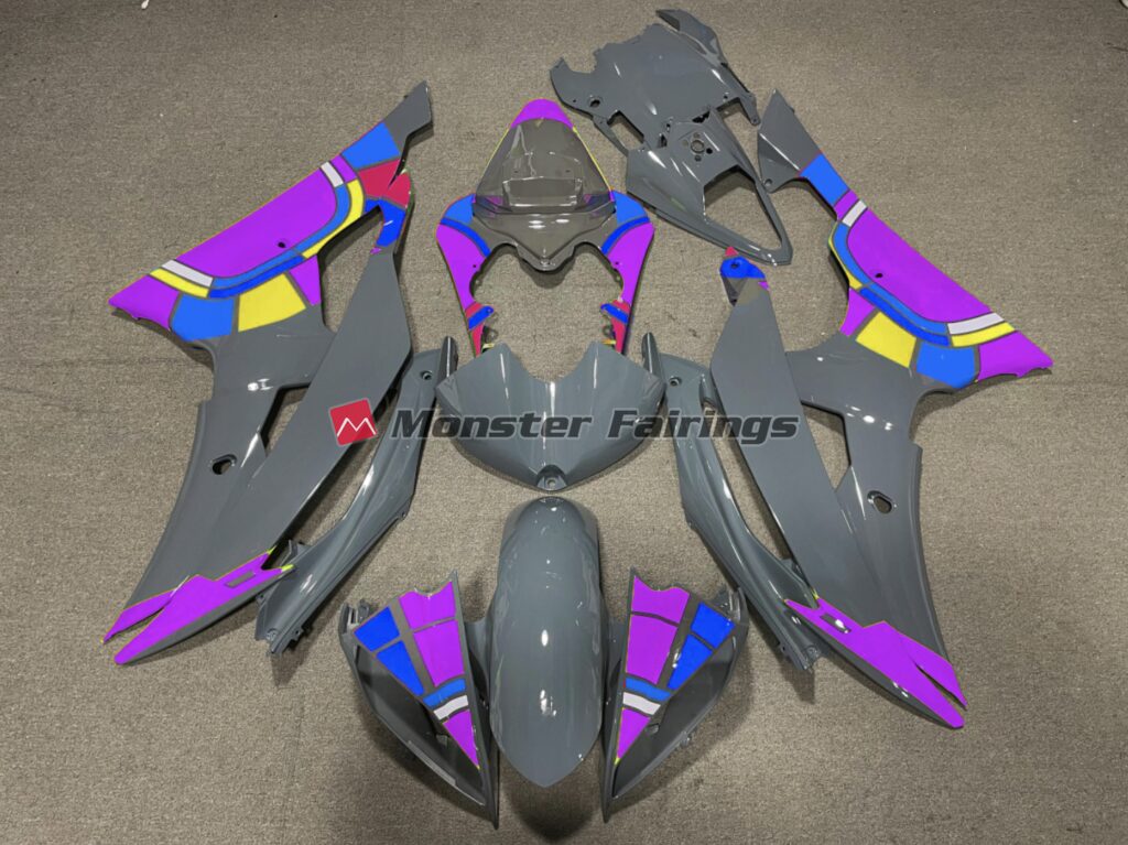 Yamaha R6 2008 - 2016 Nardo Purple Design ABS fairings - custom motorcycle bodywork kit by Monster Fairings