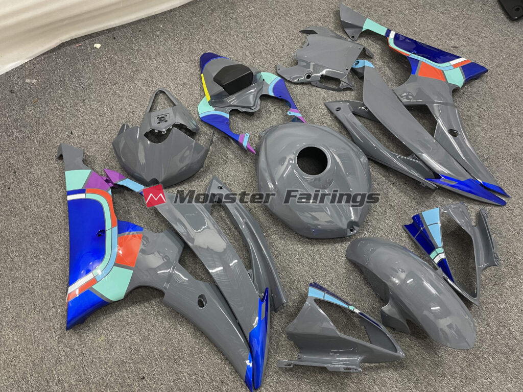 Nardo Blue Design ABS fairings for Yamaha R6 2008 - 2016 - premium OEM fit kit by Monster Fairings