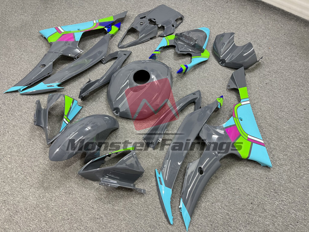 Nardo Teal Design ABS fairings for Yamaha R6 2008 - 2016 - premium OEM fit kit by Monster Fairings