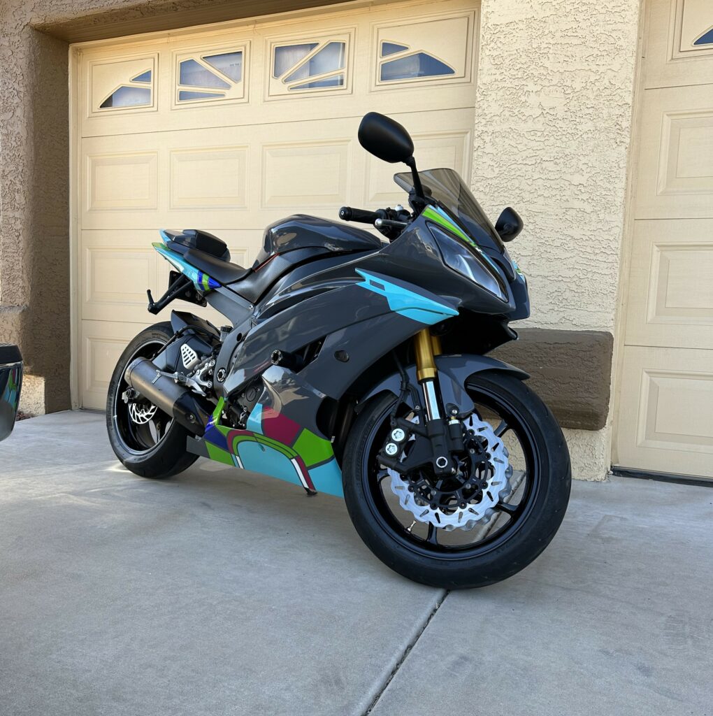 Monster Fairings ABS fairing kit for Yamaha R6 2008 - 2016 - Nardo Teal Design, precise OEM fit