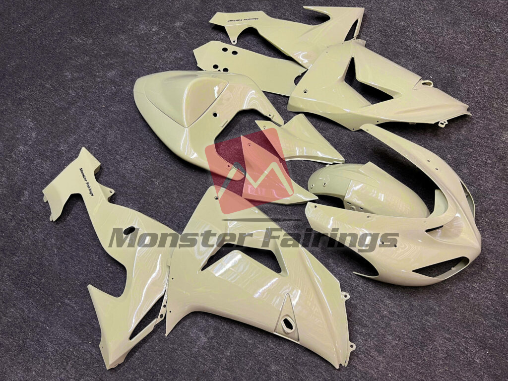 Kawasaki ZX10R custom ABS fairings 2006 - 2007 in Gloss Desert Tan - durable replacement kit, Monster Fairings