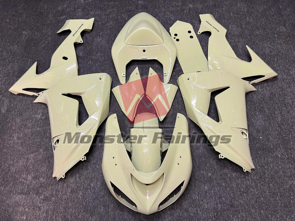 Kawasaki ZX10R 2006 - 2007 Gloss Desert Tan ABS fairings - custom motorcycle bodywork kit by Monster Fairings