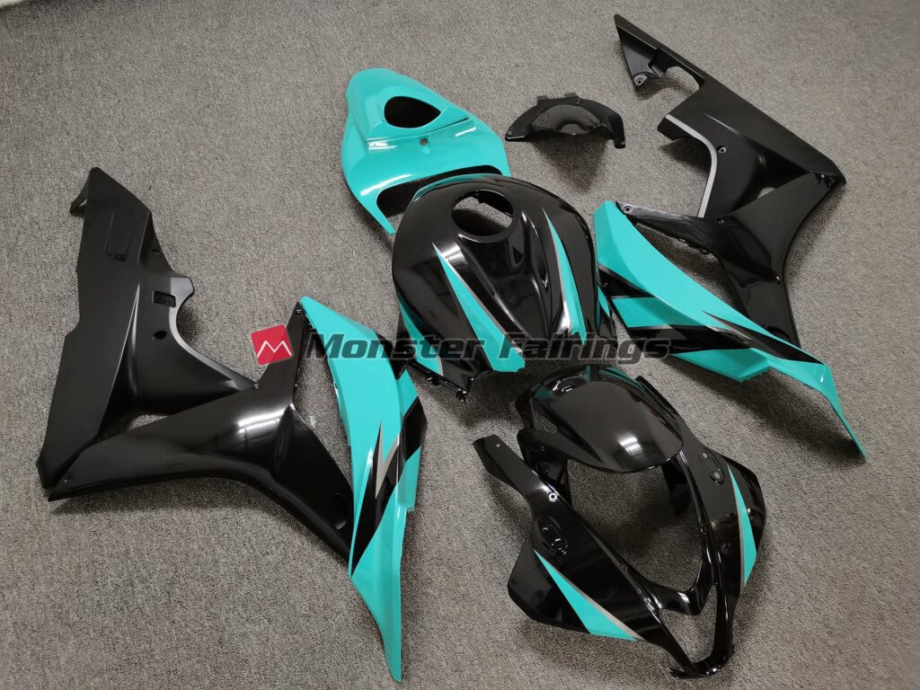 Cyan Special Design ABS fairings for Honda CBR600RR 2007 - 2008 - premium OEM fit kit by Monster Fairings