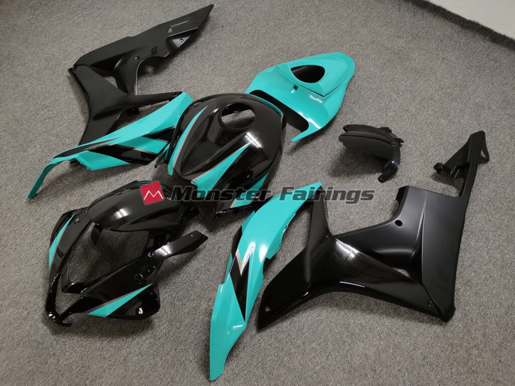 Honda CBR600RR custom ABS fairings 2007 - 2008 in Cyan Special Design - durable replacement kit, Monster Fairings