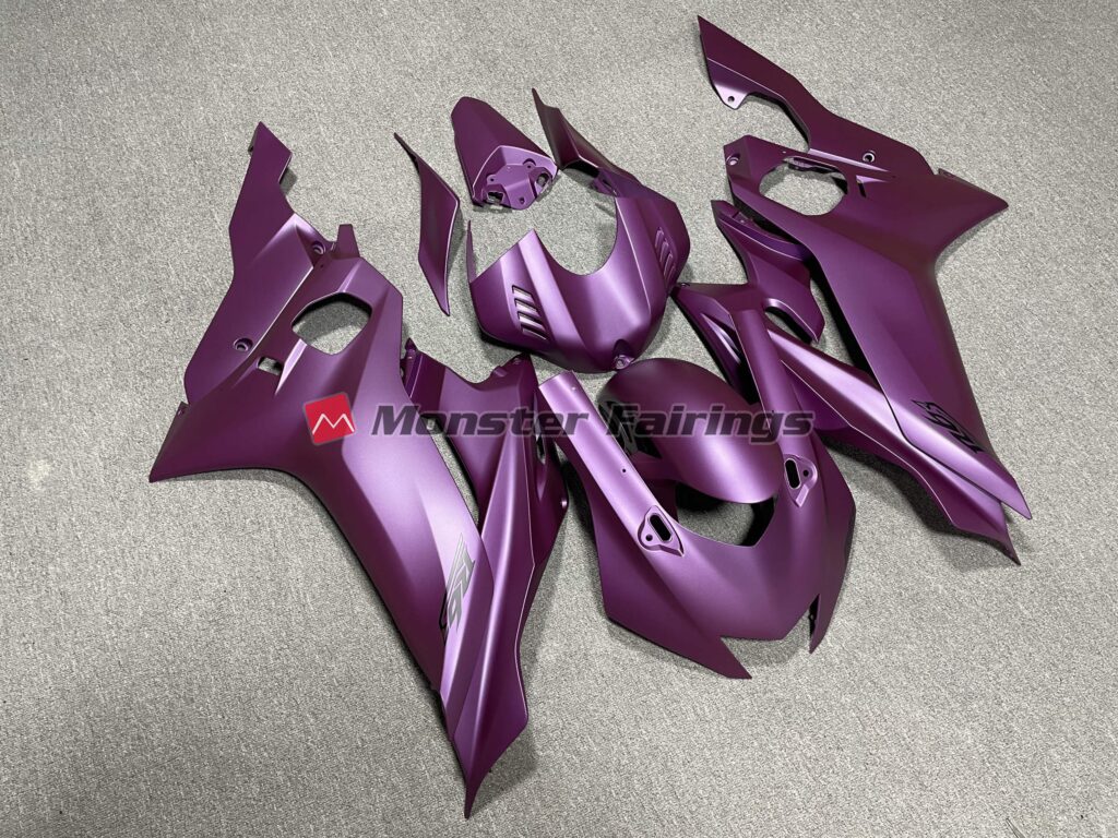 Dark Purple Matte ABS fairings for Yamaha R6 2017 - 2022 - premium OEM fit kit by Monster Fairings