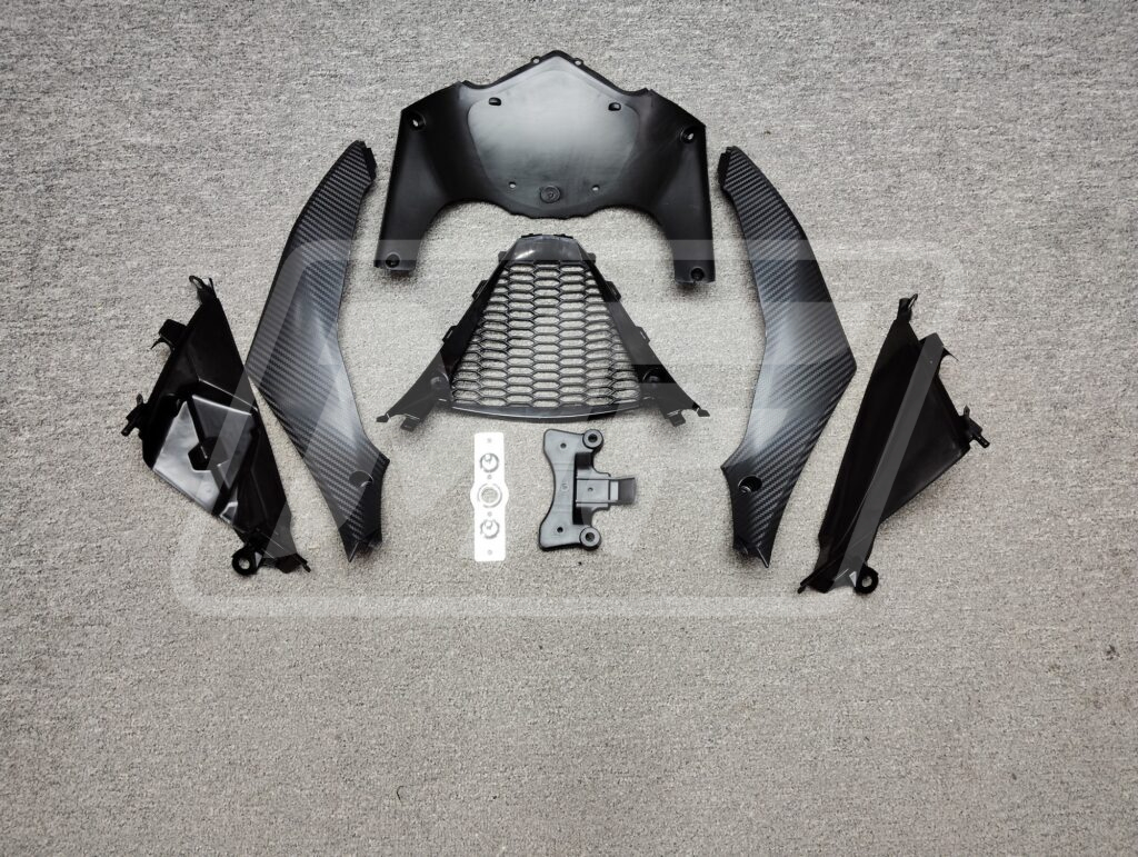 Monster Fairings ABS fairing kit for Suzuki GSXR 1000 2007 - 2008 - Gloss & Matte Black Red, precise OEM fit
