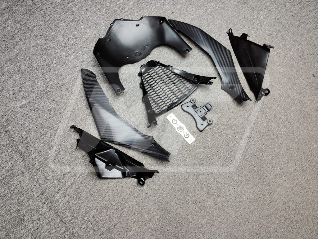Suzuki GSXR 1000 2007 - 2008 ABS fairings, Gloss & Matte Black Red - high - quality motorcycle kit by Monster Fairings