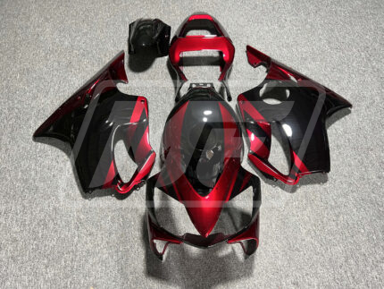 Honda CBR600 F4i 2001-2003 Gloss Candy Red & Black ABS Fairings | Monster Fairings