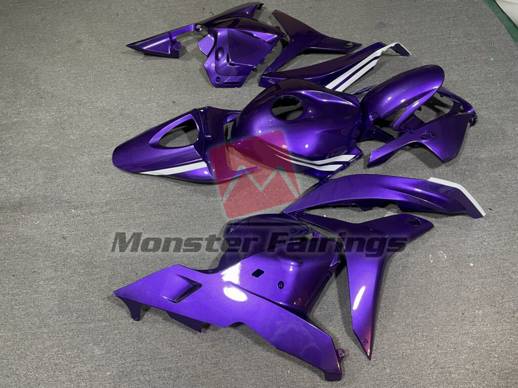 2009 - 2012 Honda CBR600RR Midnight Purple fairing set - ABS injection, custom painted by Monster Fairings