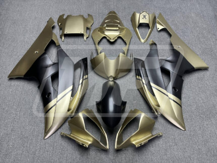 Yamaha R6 2008-2016 Matte Gold & Black ABS Fairings | Monster Fairings