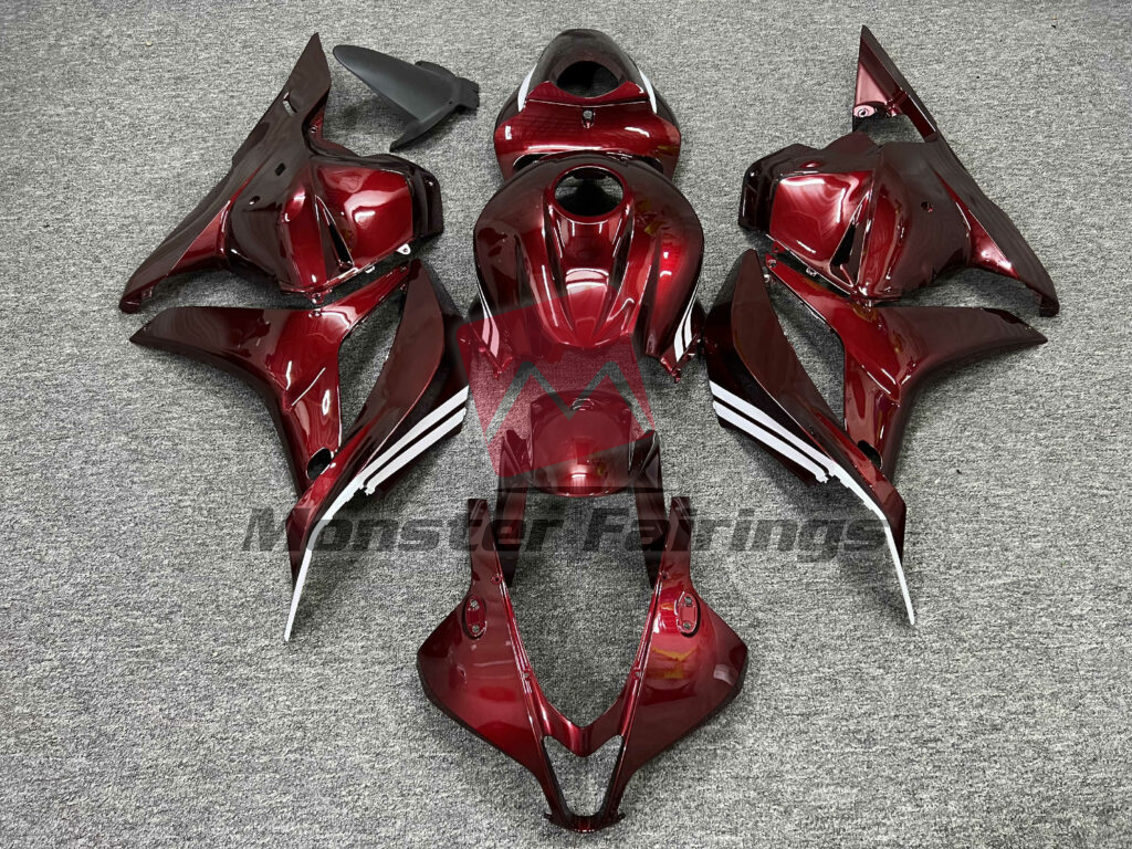 Honda CBR600RR 2009 - 2012 Gloss Red Wine ABS fairings - custom motorcycle bodywork kit by Monster Fairings