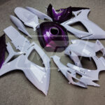 Gloss Nardo Gray Purple ABS fairings for Suzuki GSXR 600 - 750 2006 - 2007 - premium OEM fit kit by Monster Fairings