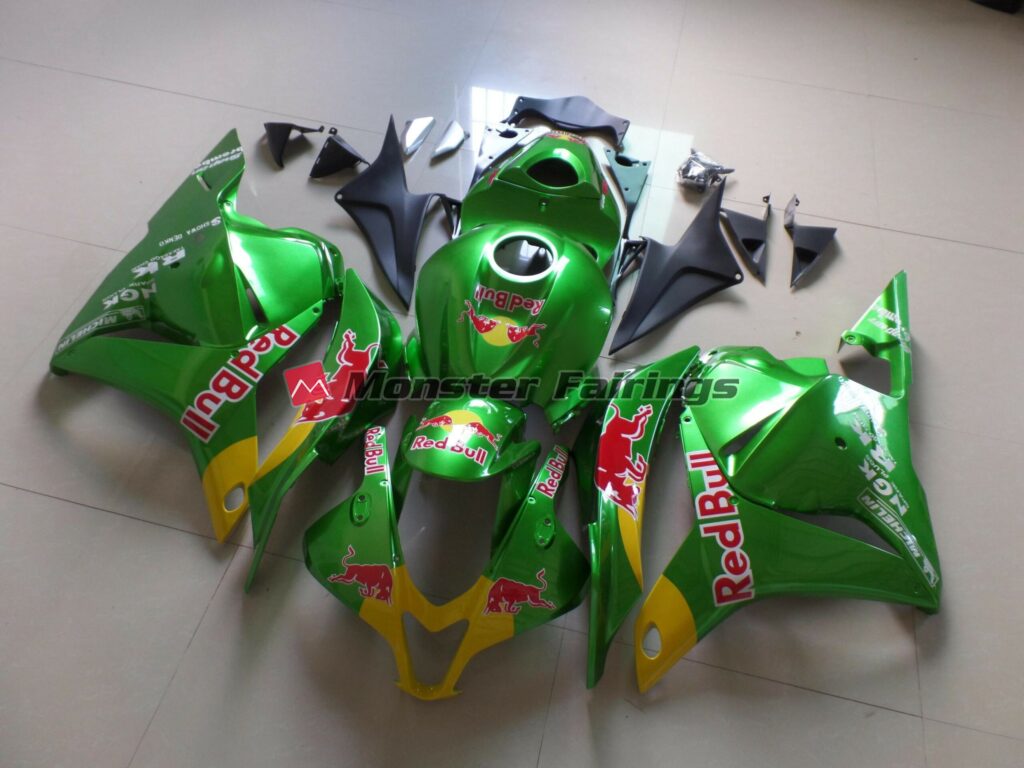 Honda CBR600RR 2009 - 2012 Green The Bull ABS fairings - custom motorcycle bodywork kit by Monster Fairings