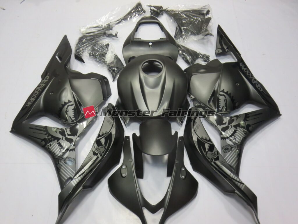 Honda CBR600RR 2009 - 2012 Matte Grey ABS fairings - custom motorcycle bodywork kit by Monster Fairings