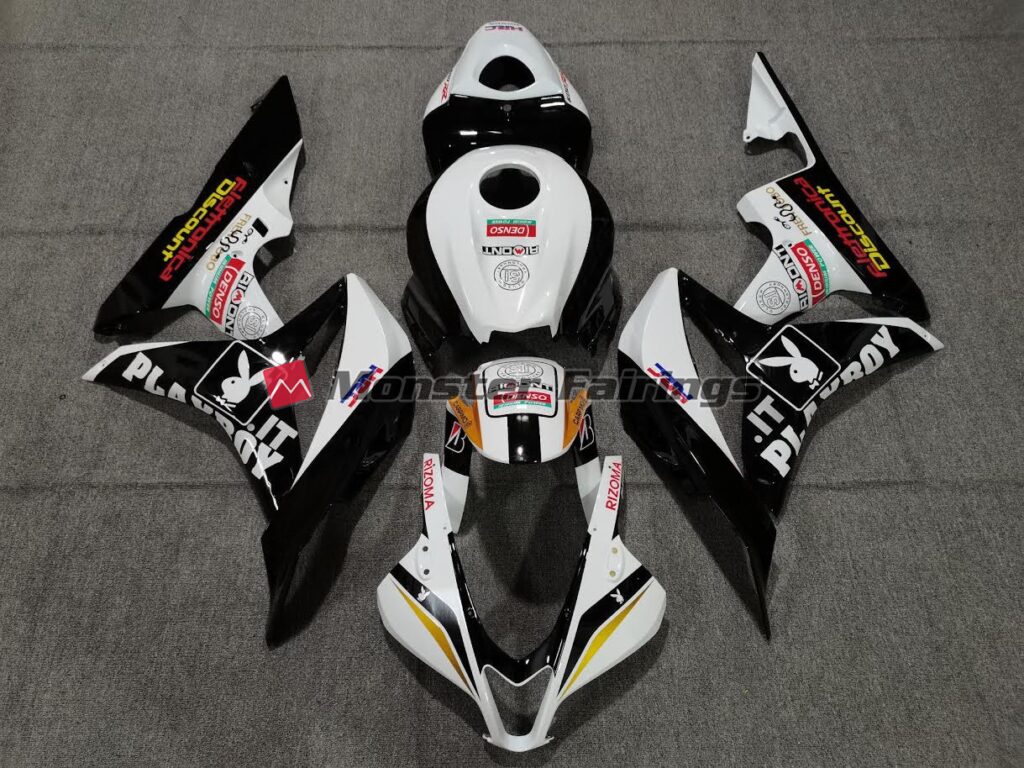 Honda CBR600RR 2007 - 2008 Playboy Style ABS fairings - custom motorcycle bodywork kit by Monster Fairings