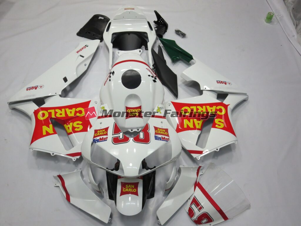Honda CBR600RR 2003 - 2004 San Carlo 58 ABS fairings - custom motorcycle bodywork kit by Monster Fairings