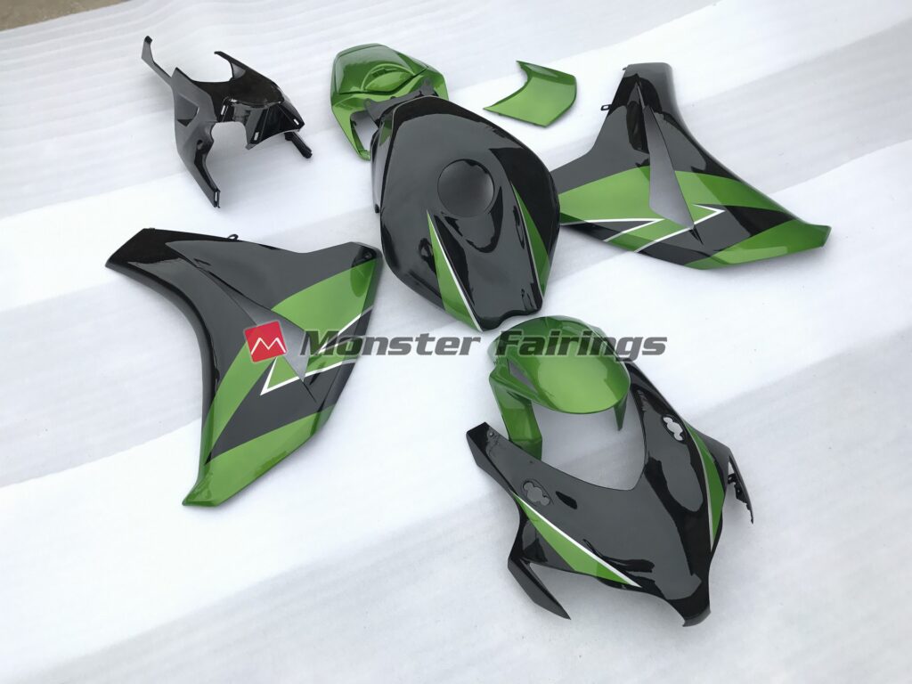 Honda CBR1000RR 2008 - 2011 Vibrant Green ABS fairings - custom motorcycle bodywork kit by Monster Fairings