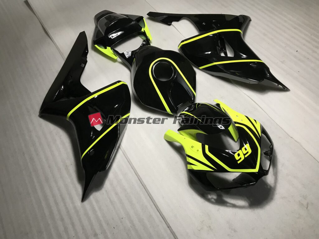 High Viz and Black ABS fairings for Honda CBR1000RR 2006 - 2007 - premium OEM fit kit by Monster Fairings