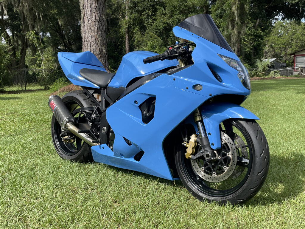 Sky Blue ABS fairings for Suzuki GSXR 600 - 750 2004 - 2005 - premium OEM fit kit by Monster Fairings